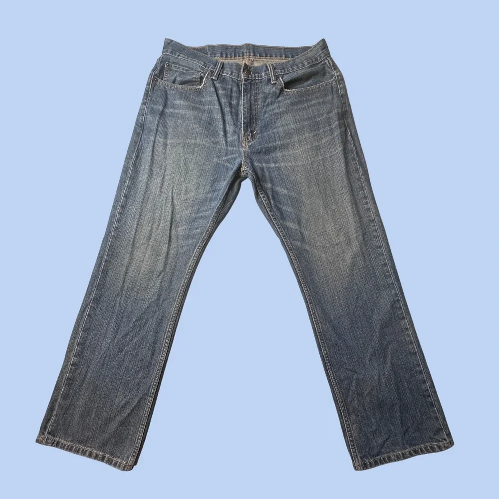 Levi's 559 Jeans Men 34x30 (34x27) Blue Relaxed Straight Fit Denim Cotton Casual